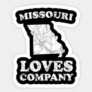 Missouri Loves Company Sticker